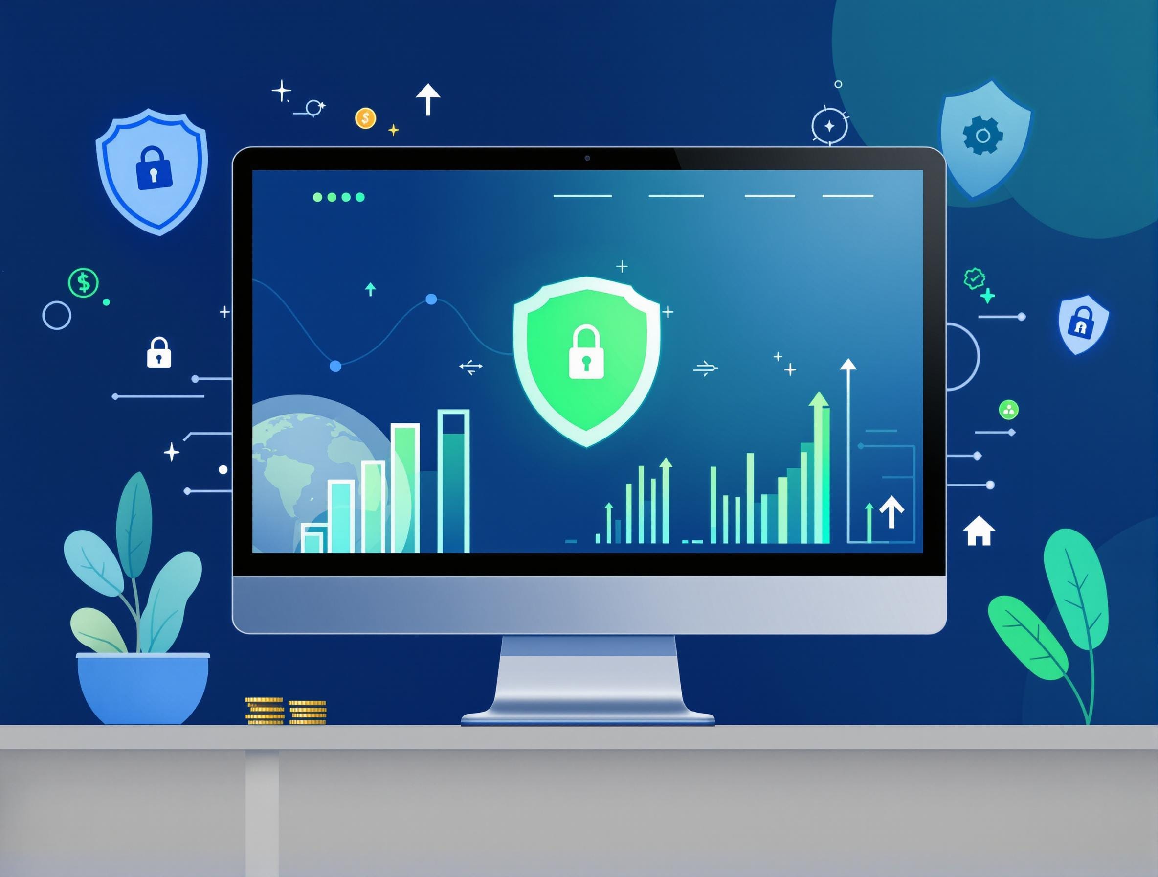 illustration d'un site web statique beau, durable et protégé contre les menaces !